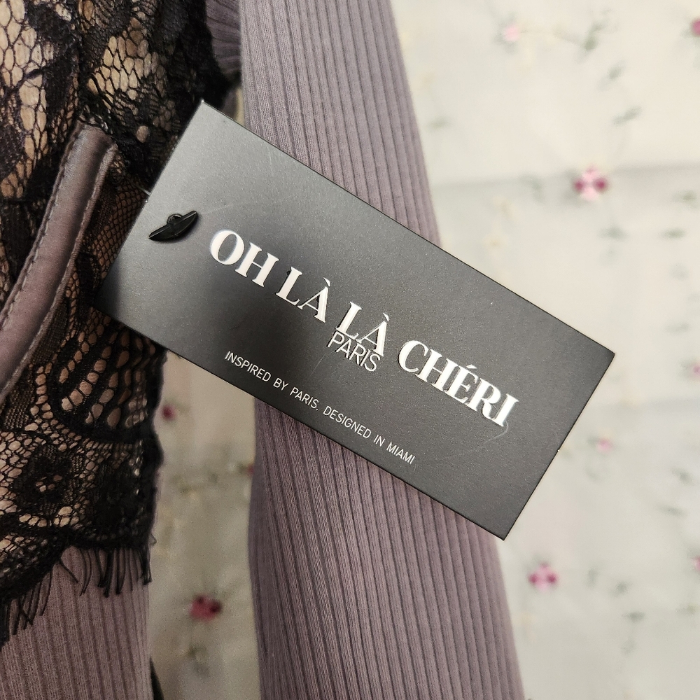 Oh La La Cheri Eyelash Lace Bodysuit - Picture 10 of 11